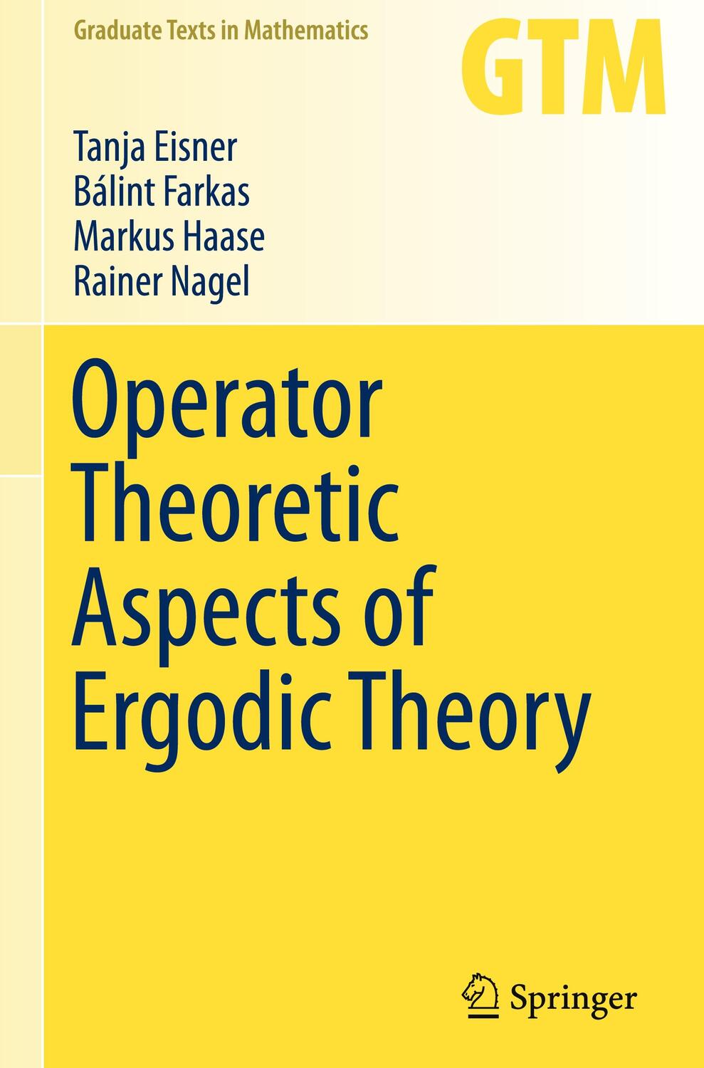 Cover: 9783319168975 | Operator Theoretic Aspects of Ergodic Theory | Tanja Eisner (u. a.)