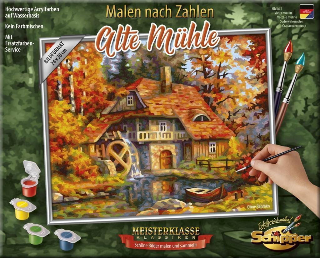 Cover: 4000887927991 | Schipper Malen nach Zahlen - Alte Mühle | Schipper | Spiel | Deutsch