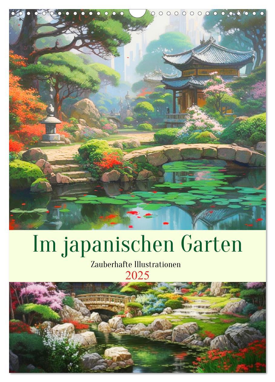 Cover: 9783435869381 | Im japanischen Garten. Zauberhafte Illustrationen (Wandkalender...