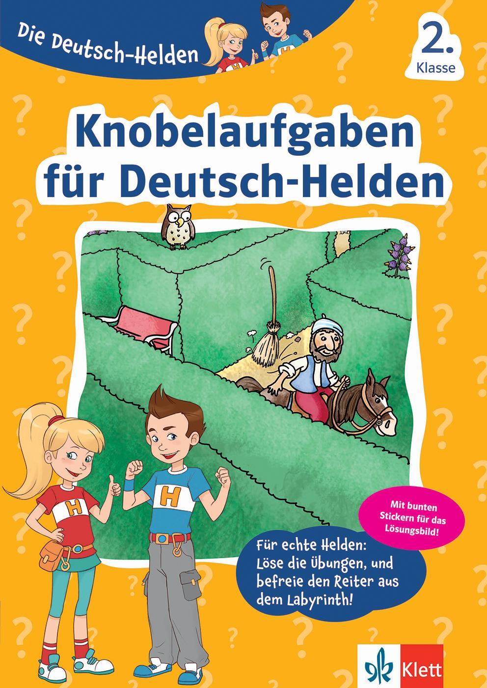 Cover: 9783129495872 | Die Deutsch-Helden Knobelaufgaben für Deutsch-Helden 2. Klasse | 2019