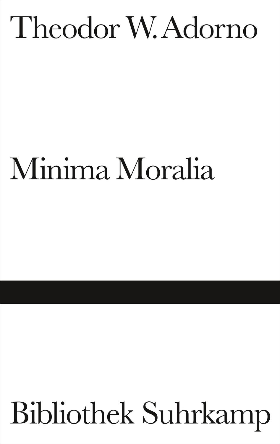 Cover: 9783518012369 | Minima Moralia | Reflexionen aus dem beschädigten Leben | Adorno