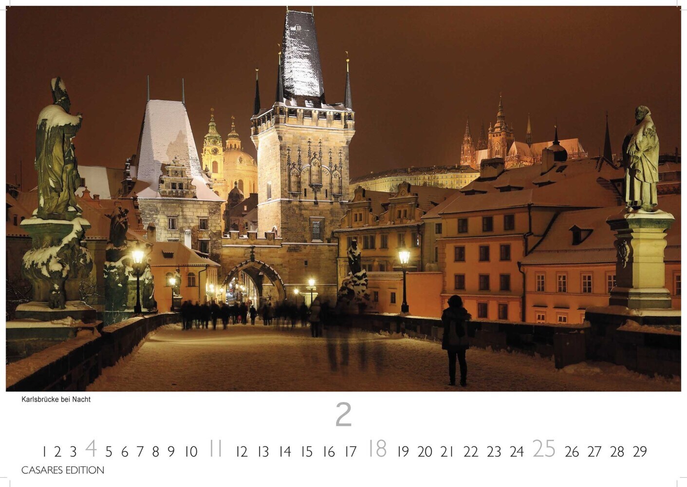 Bild: 9789918621842 | Prag 2024 L 35x50cm | Kalender | 14 S. | Deutsch | 2024
