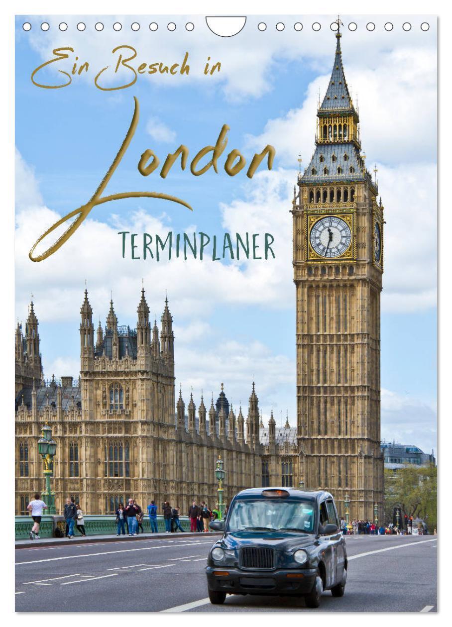 Cover: 9783383346415 | Ein Besuch in London / Terminplaner (Wandkalender 2024 DIN A4...