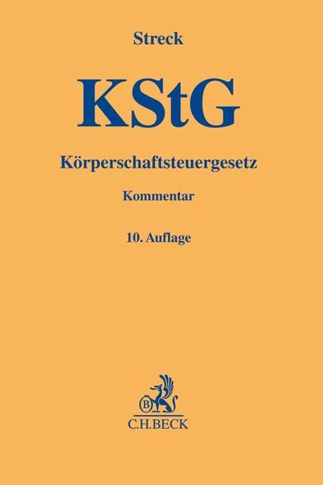 Cover: 9783406763489 | Körperschaftsteuergesetz | mit Nebengesetzen | Burkhard Binnewies