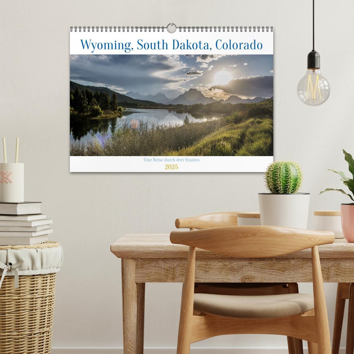 Bild: 9783383841835 | Wyoming, South Dakota Colorado (Wandkalender 2025 DIN A3 quer),...