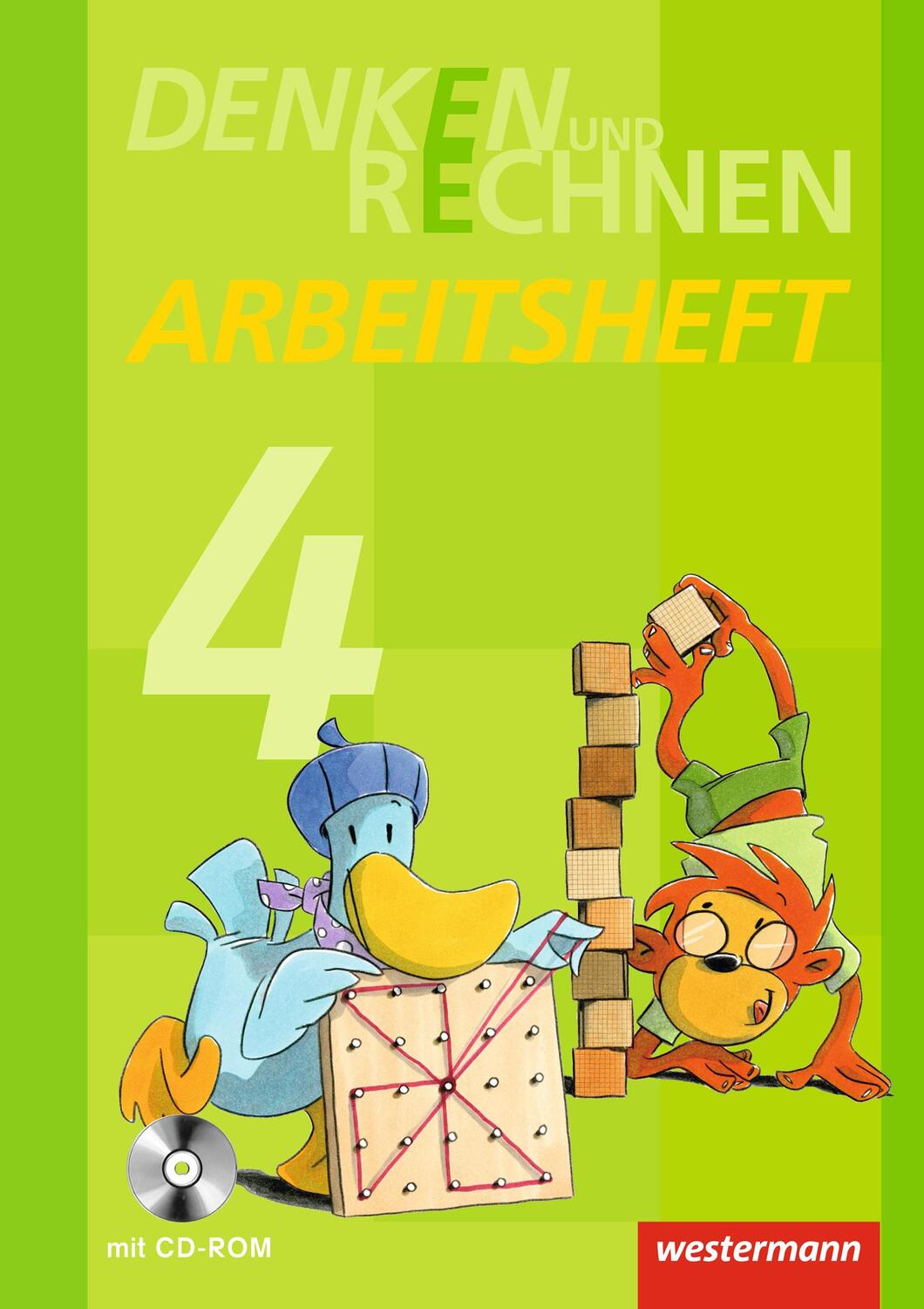 Cover: 9783141210149 | Denken und Rechnen 4. Arbeitsheft mit CD-ROM. Grundschulen in den...