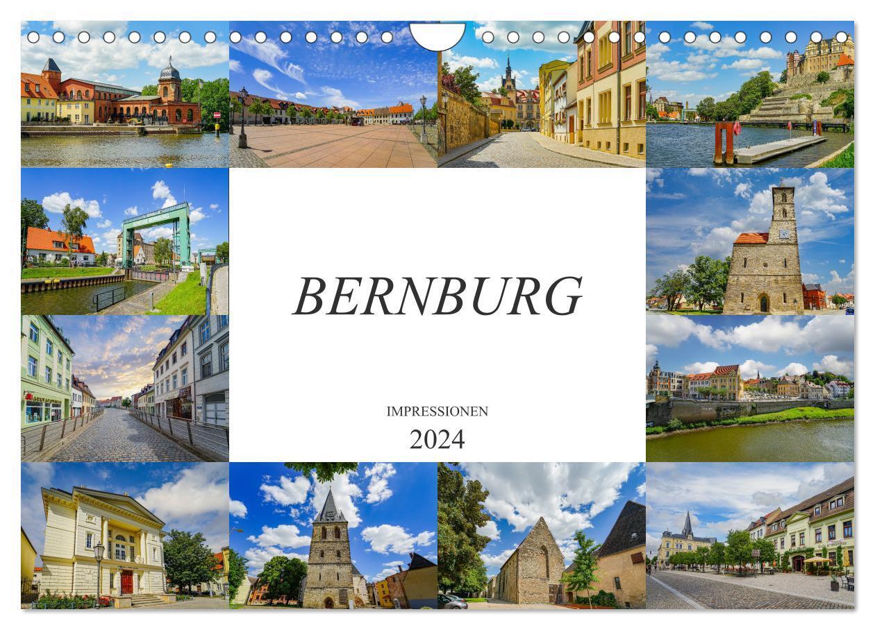 Cover: 9783675887794 | Bernburg Impressionen (Wandkalender 2024 DIN A4 quer), CALVENDO...