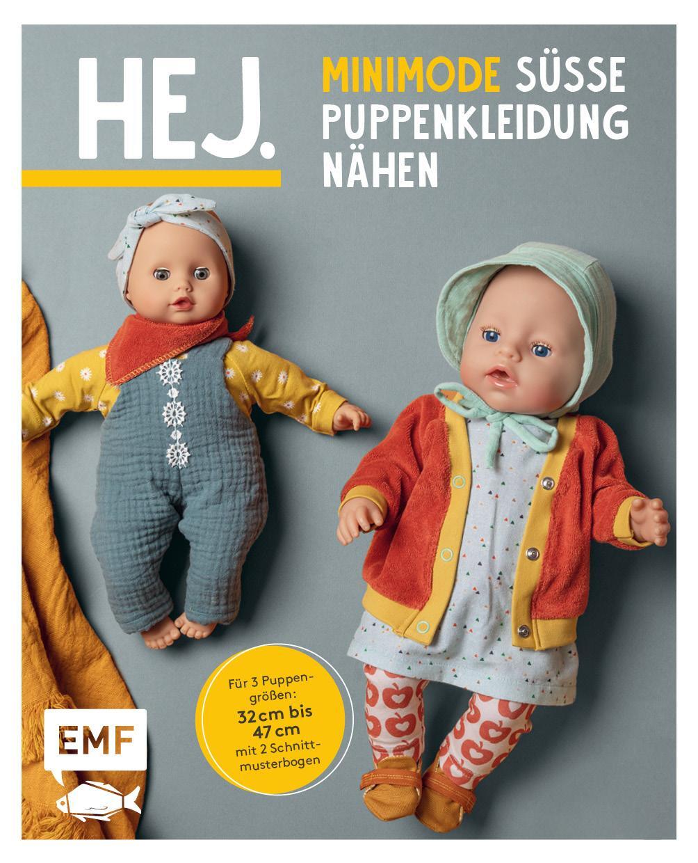 Cover: 9783745906387 | Hej. Minimode - Süße Puppenkleidung nähen | Svenja Morbach | Buch