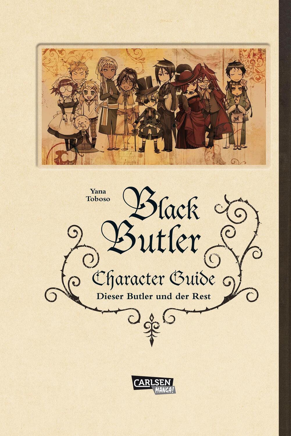 Cover: 9783551723277 | Black Butler Character Guide | Yana Toboso | Buch | Black Butler