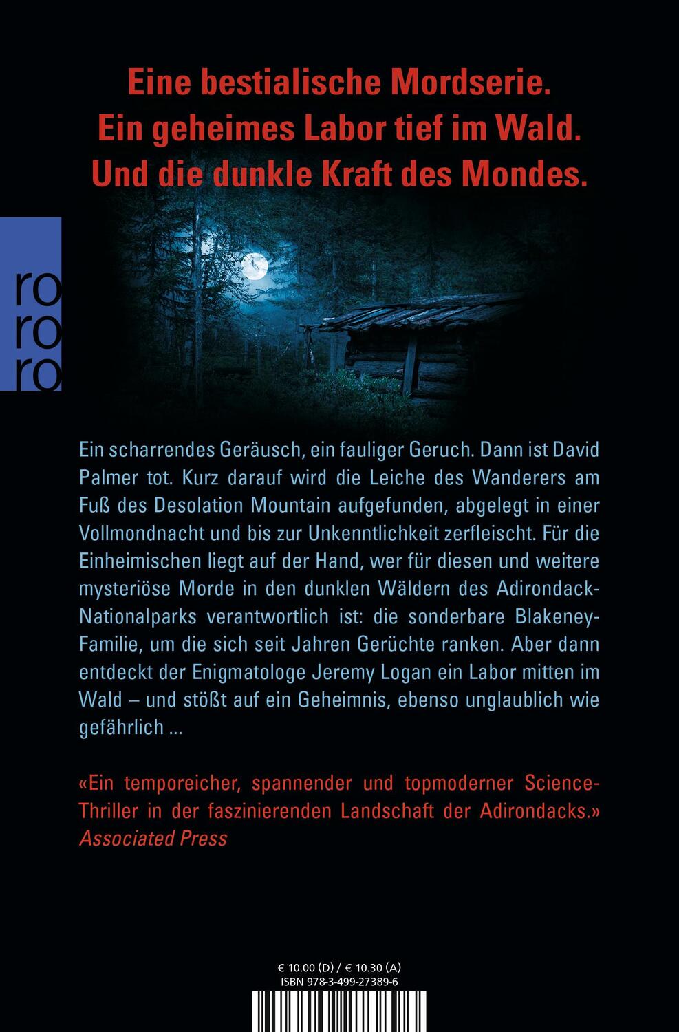 Rückseite: 9783499273896 | Der Luna-Effekt | Thriller | Lincoln Child | Taschenbuch | Deutsch