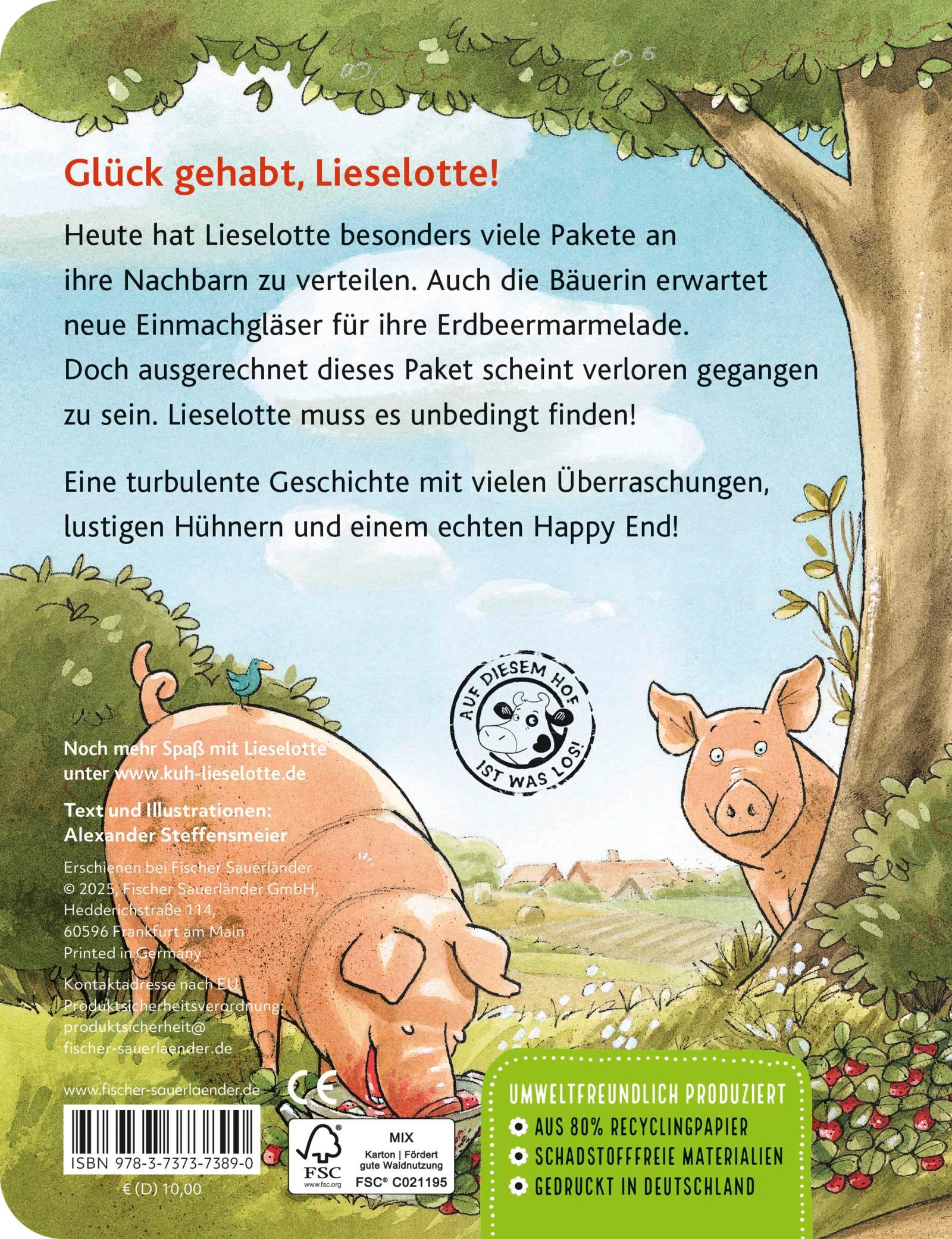 Rückseite: 9783737373890 | Lieselotte sucht | Alexander Steffensmeier | Buch | 26 S. | Deutsch