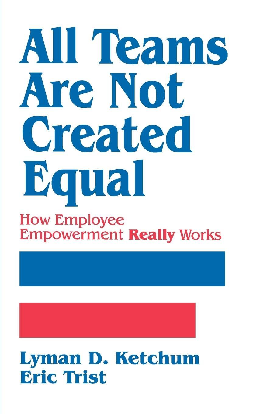 Cover: 9780803946521 | All Teams Are Not Created Equal | Lyman D. Ketchum (u. a.) | Buch
