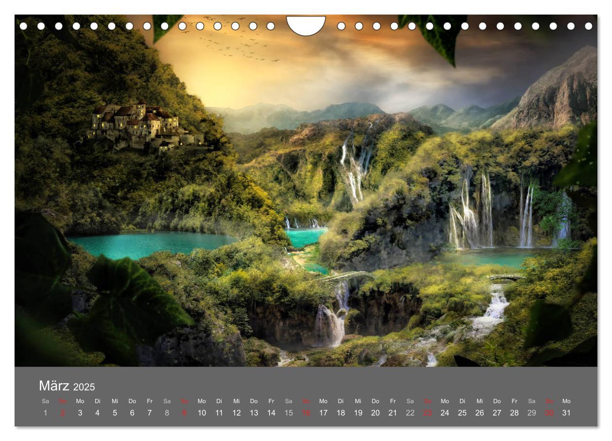 Bild: 9783435621156 | Zwielicht - Fantasylandschaften (Wandkalender 2025 DIN A4 quer),...