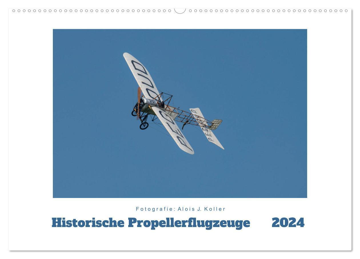 Cover: 9783383208553 | Historische Propellerflugzeuge 2024 (Wandkalender 2024 DIN A2...