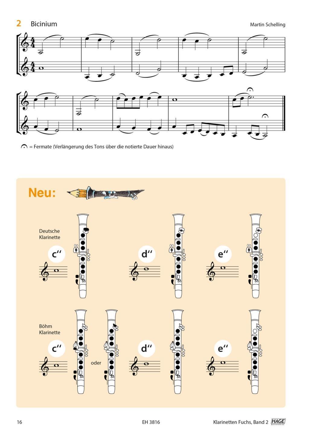 Bild: 9783866264465 | Klarinetten Fuchs Band 2 (mit CD) | Stefan Dünser (u. a.) | Broschüre