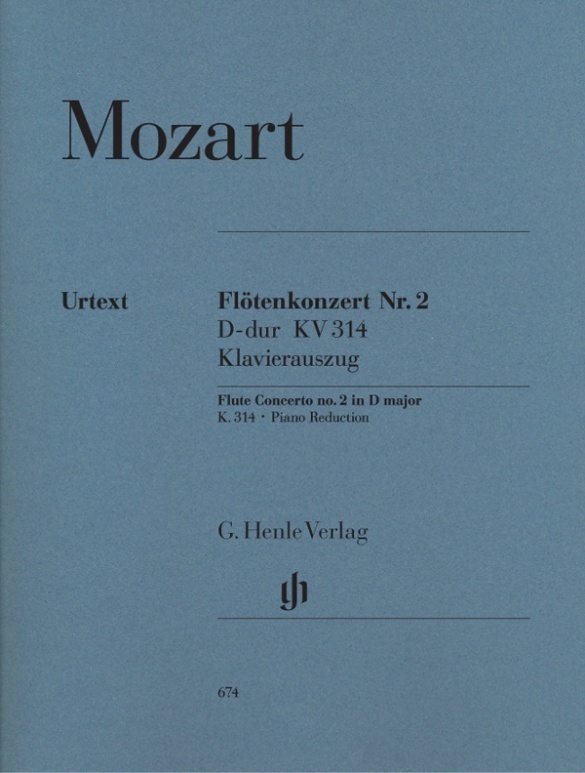 Cover: 9790201806747 | Mozart, Wolfgang Amadeus - Flötenkonzert Nr. 2 D-dur KV 314 | Buch