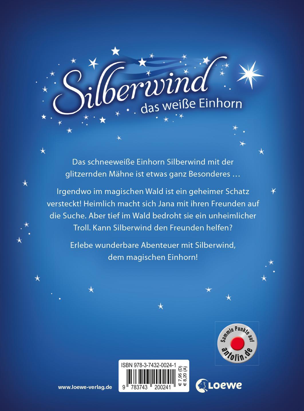 Rückseite: 9783743200241 | Silberwind, das weiße Einhorn (Band 8) - Der Schatz im Einhornwald