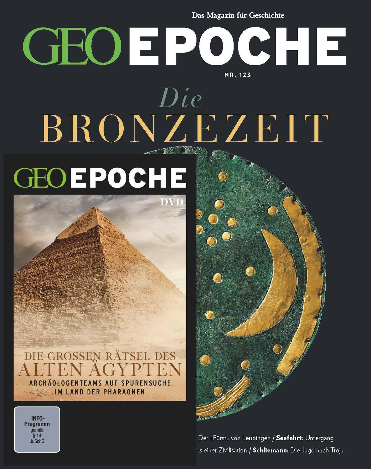 Cover: 9783652012768 | GEO Epoche mit DVD 123/2023 - Die Bronzezeit | Jürgen Schaefer (u. a.)