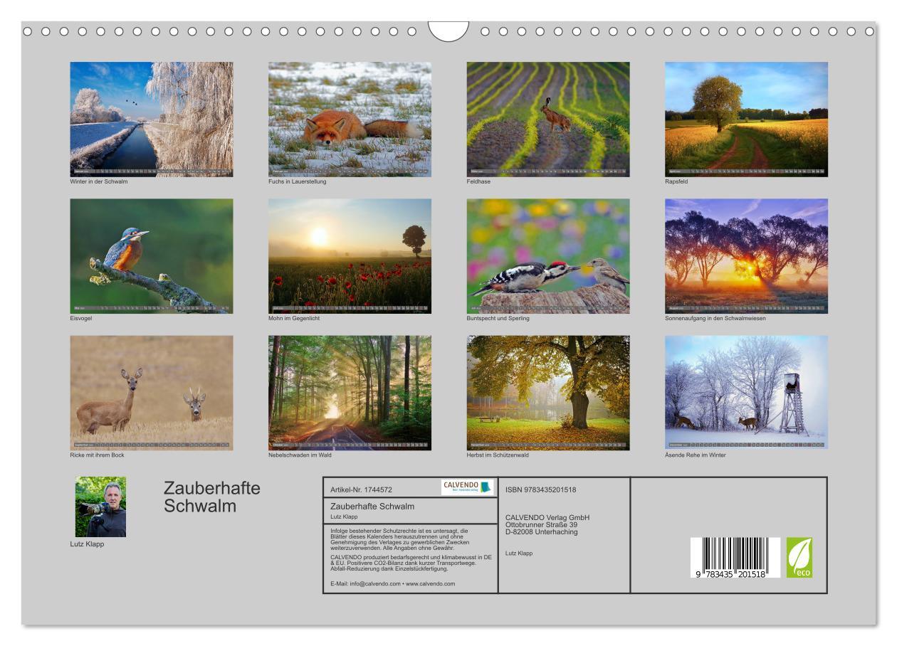 Bild: 9783435201518 | Zauberhafte Schwalm (Wandkalender 2025 DIN A3 quer), CALVENDO...