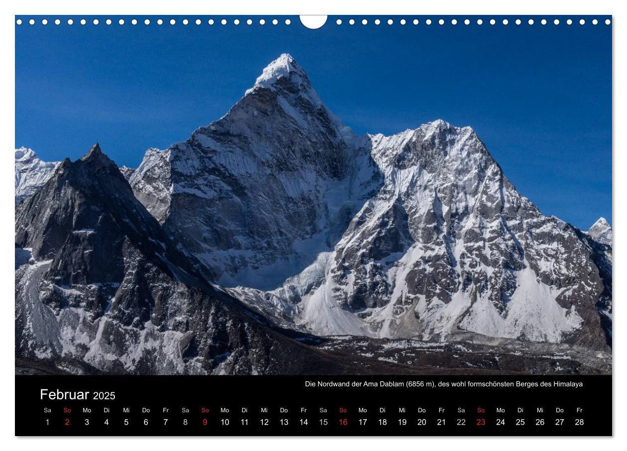 Bild: 9783435647873 | Himalaya - Dach der Welt (Wandkalender 2025 DIN A3 quer), CALVENDO...