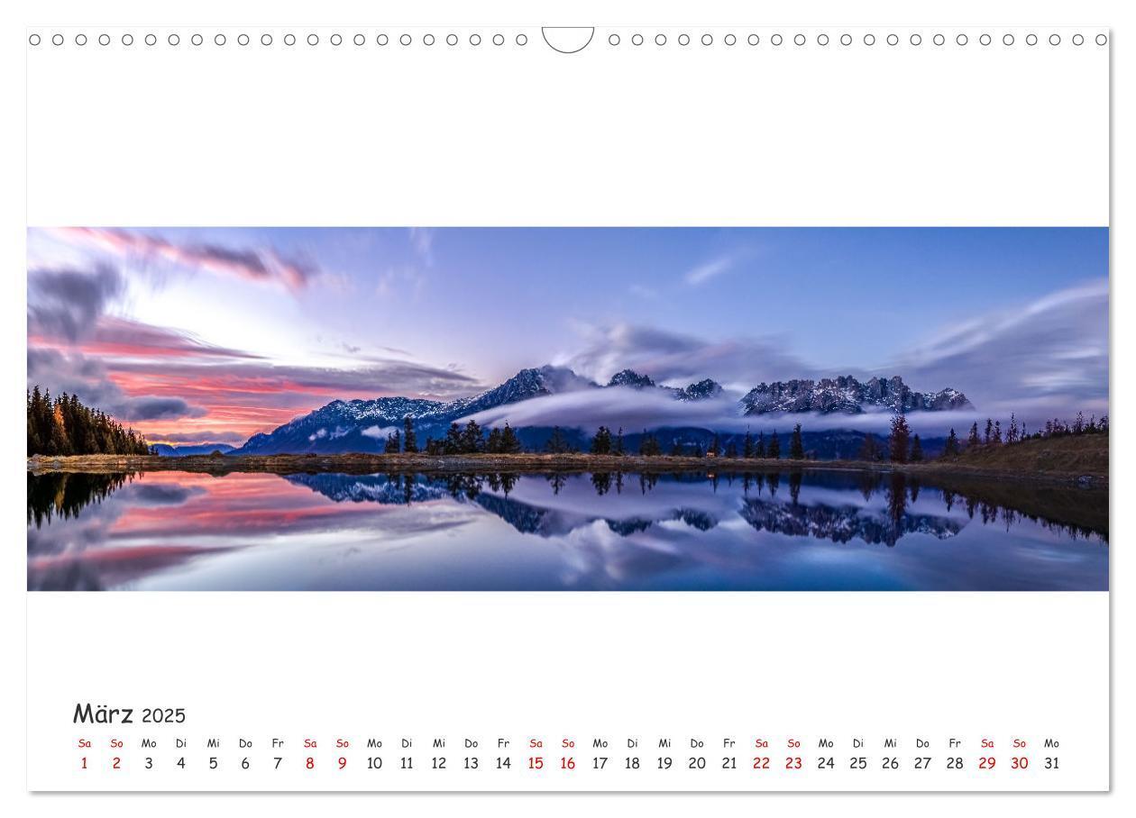 Bild: 9783383988349 | Wilder Kaiser Panorama 2025 (Wandkalender 2025 DIN A3 quer),...