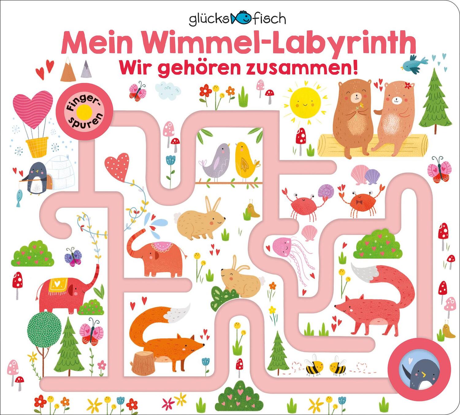 Cover: 9783737358736 | Glücksfisch: Mein Wimmel-Labyrinth: Wir gehören zusammen! | Buch