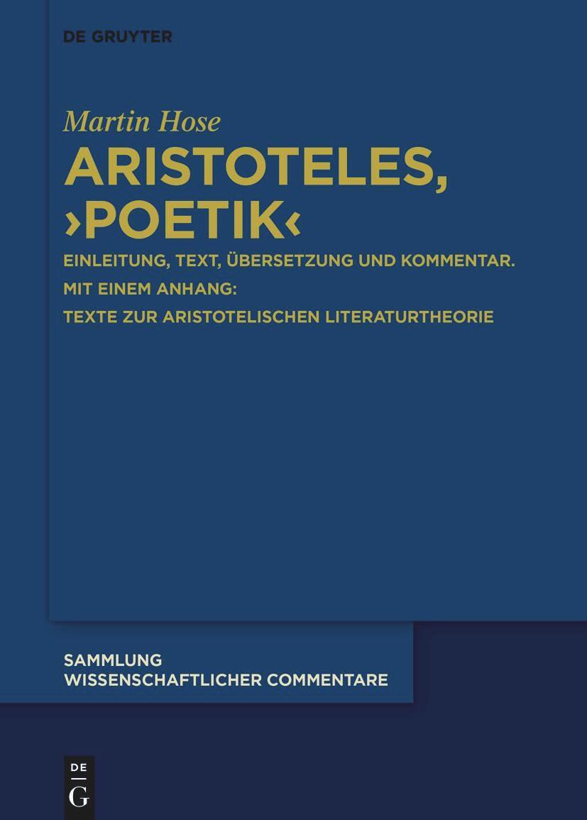 Cover: 9783110703191 | Aristoteles, &gt;¿Poetik&lt; | Martin Hose | Buch | 2 Bücher | Deutsch