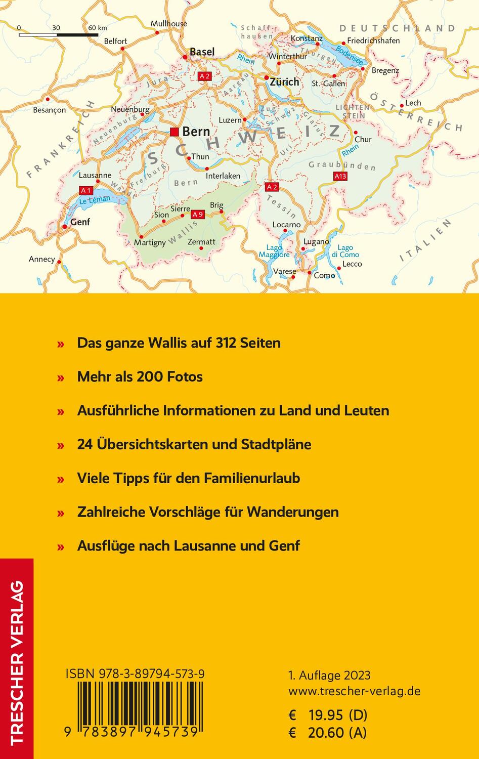 Rückseite: 9783897945739 | Reiseführer Wallis | Natascha Thoma (u. a.) | Taschenbuch | 312 S.