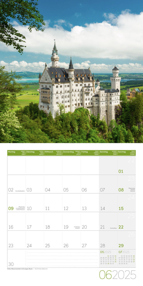 Bild: 9783838445090 | Deutschland Kalender 2025 - 30x30 | Ackermann Kunstverlag | Kalender