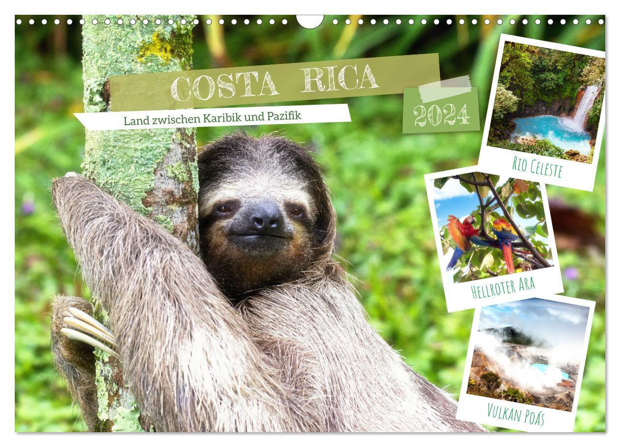 Cover: 9783675626324 | Costa Rica - Land zwischen Karibik und Pazifik (Wandkalender 2024...
