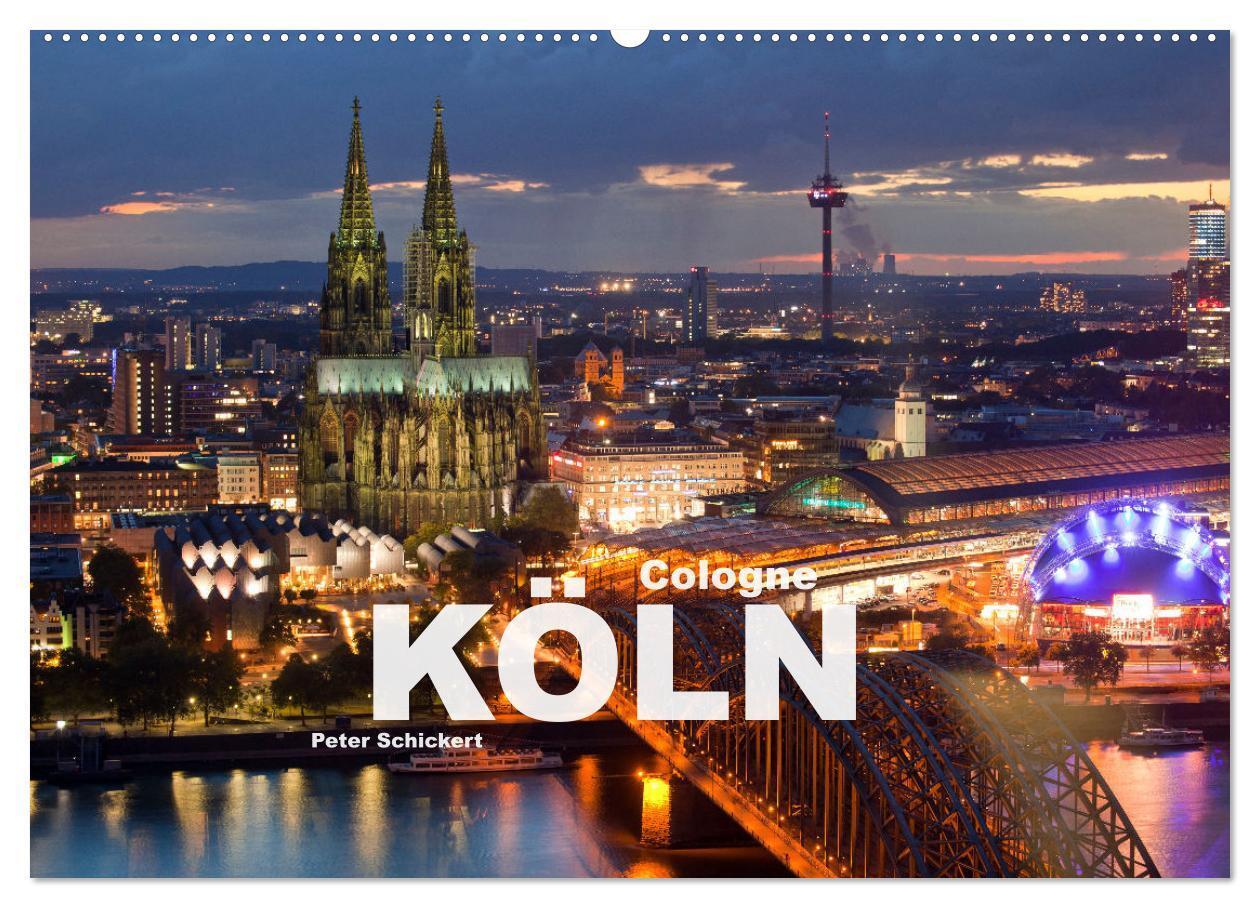 Cover: 9783383736124 | Cologne - Köln (Wandkalender 2024 DIN A2 quer), CALVENDO...