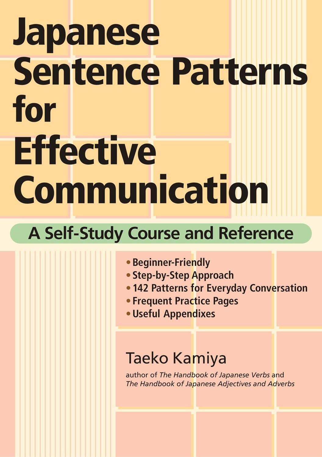 Cover: 9781568364209 | Japanese Sentence Patterns for Effective Communication: A...