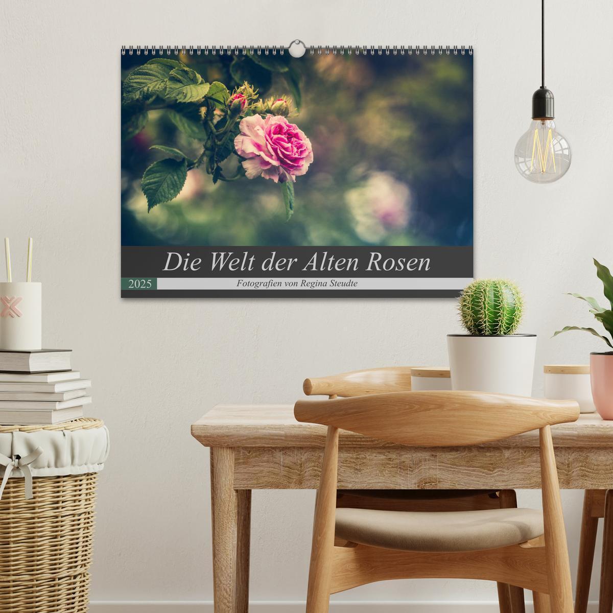 Bild: 9783435390861 | Die Welt der Alten Rosen (Wandkalender 2025 DIN A3 quer), CALVENDO...