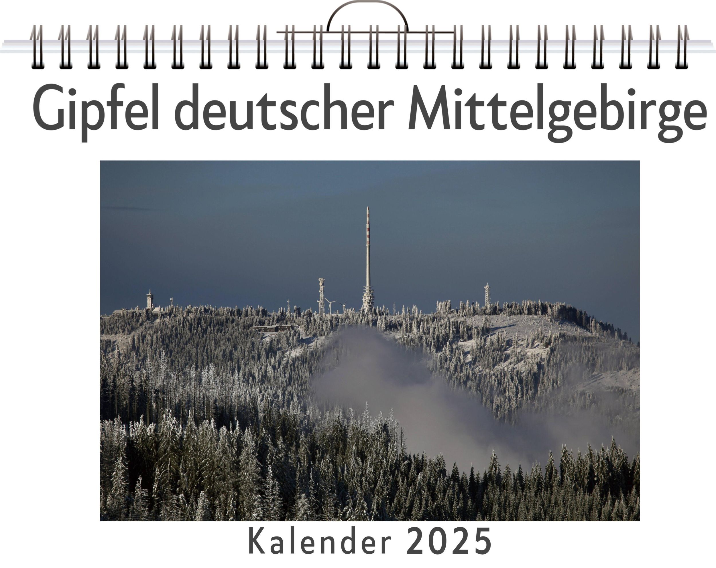 Cover: 9783759122537 | Gipfel deutscher Mittelgebirge - (Wandkalender 2025, Kalender DIN...