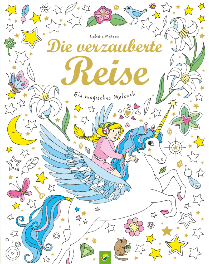 Cover: 9783849932251 | Die verzauberte Reise | Ein magisches Malbuch für Kinder ab 5 Jahren