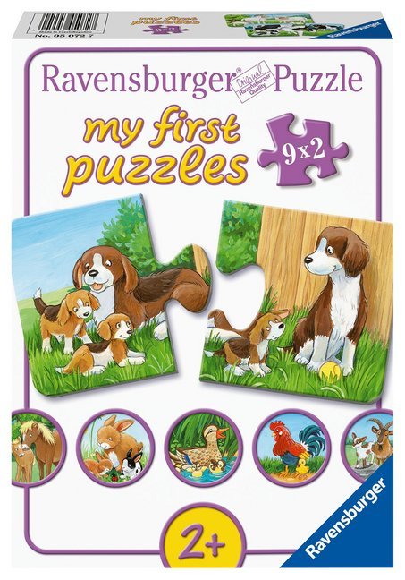 Cover: 4005556050727 | Ravensburger Kinderpuzzle - 05072 Tierfamilien auf dem Bauernhof -...