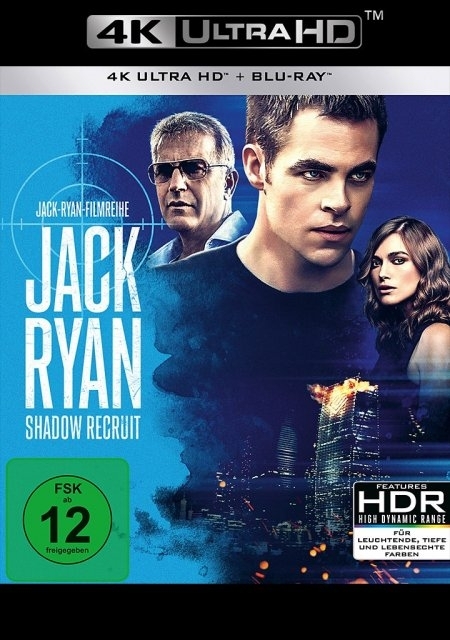 Cover: 5053083157104 | Jack Ryan: Shadow Recruit | 4K Ultra HD Blu-ray + Blu-ray | Branagh