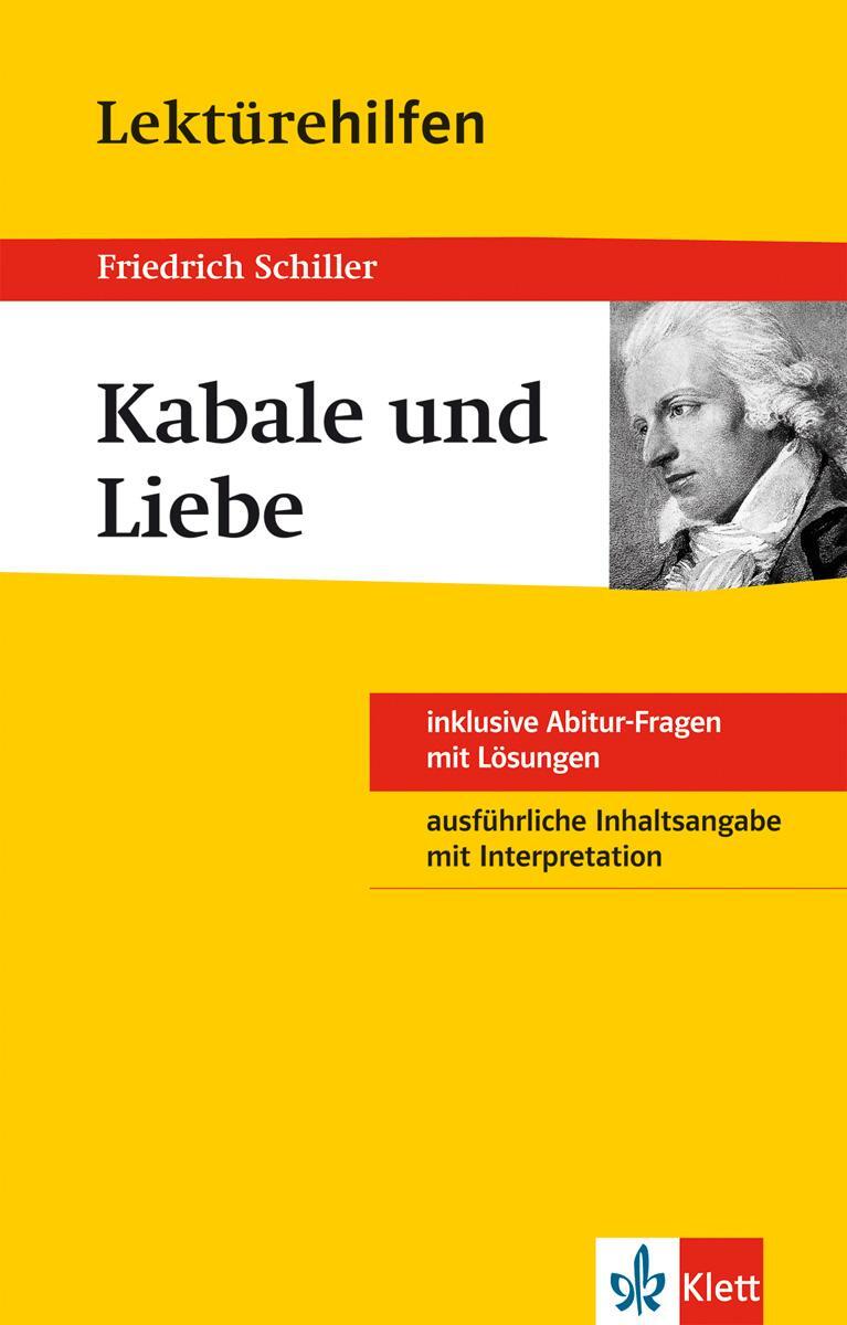 Cover: 9783129230657 | Lektürehilfen Friedrich Schiller "Kabale und Liebe" | Taschenbuch