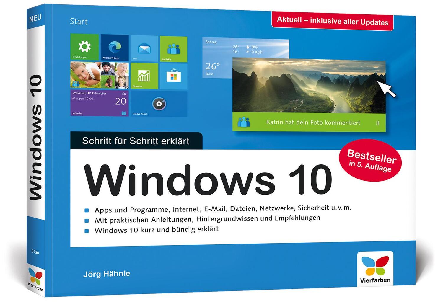 Cover: 9783842107502 | Windows 10. Schritt für Schritt erklärt | Jörg Hähnle | Taschenbuch