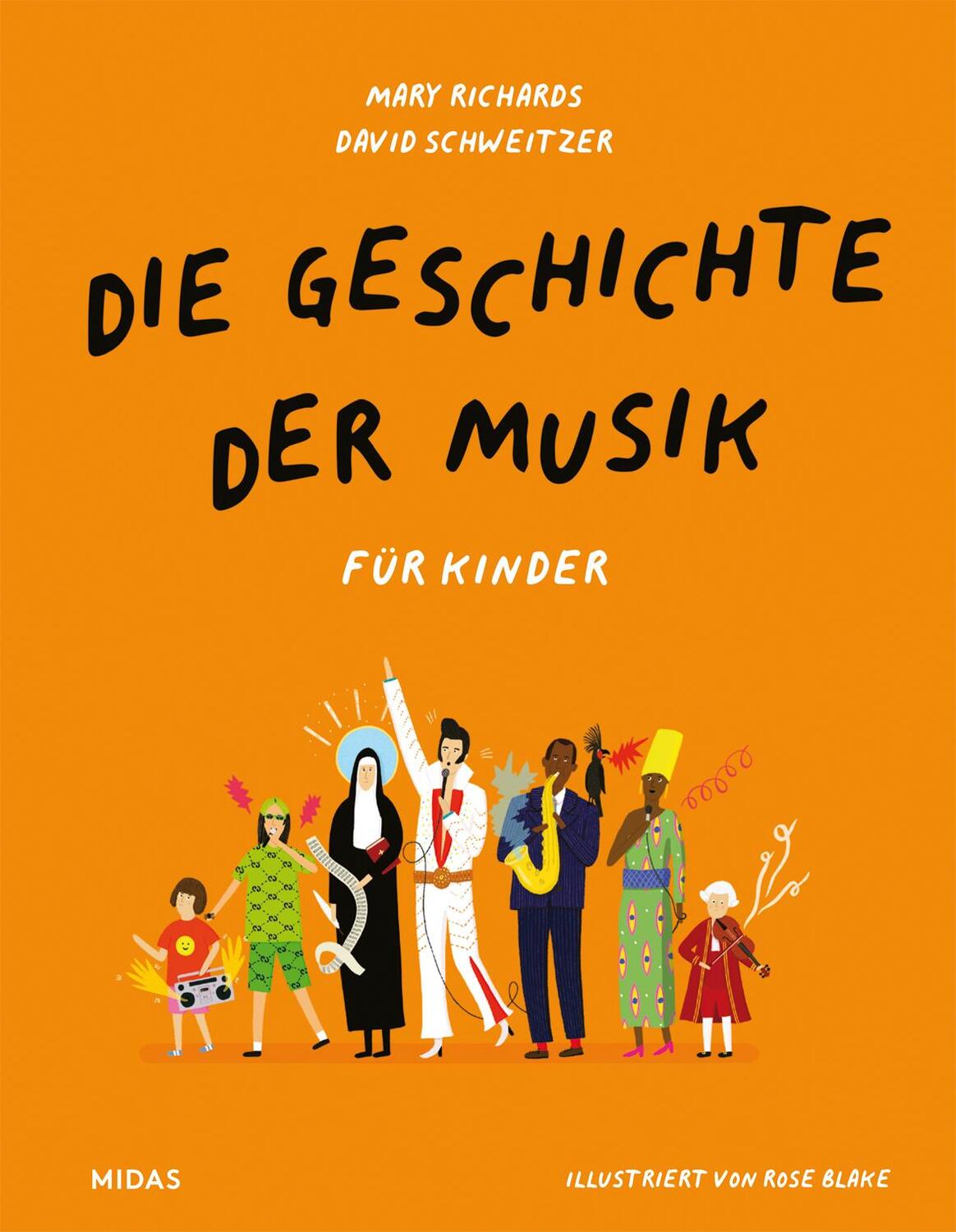 Cover: 9783038762003 | Die Geschichte der Musik - für Kinder | Mary Richards (u. a.) | Buch