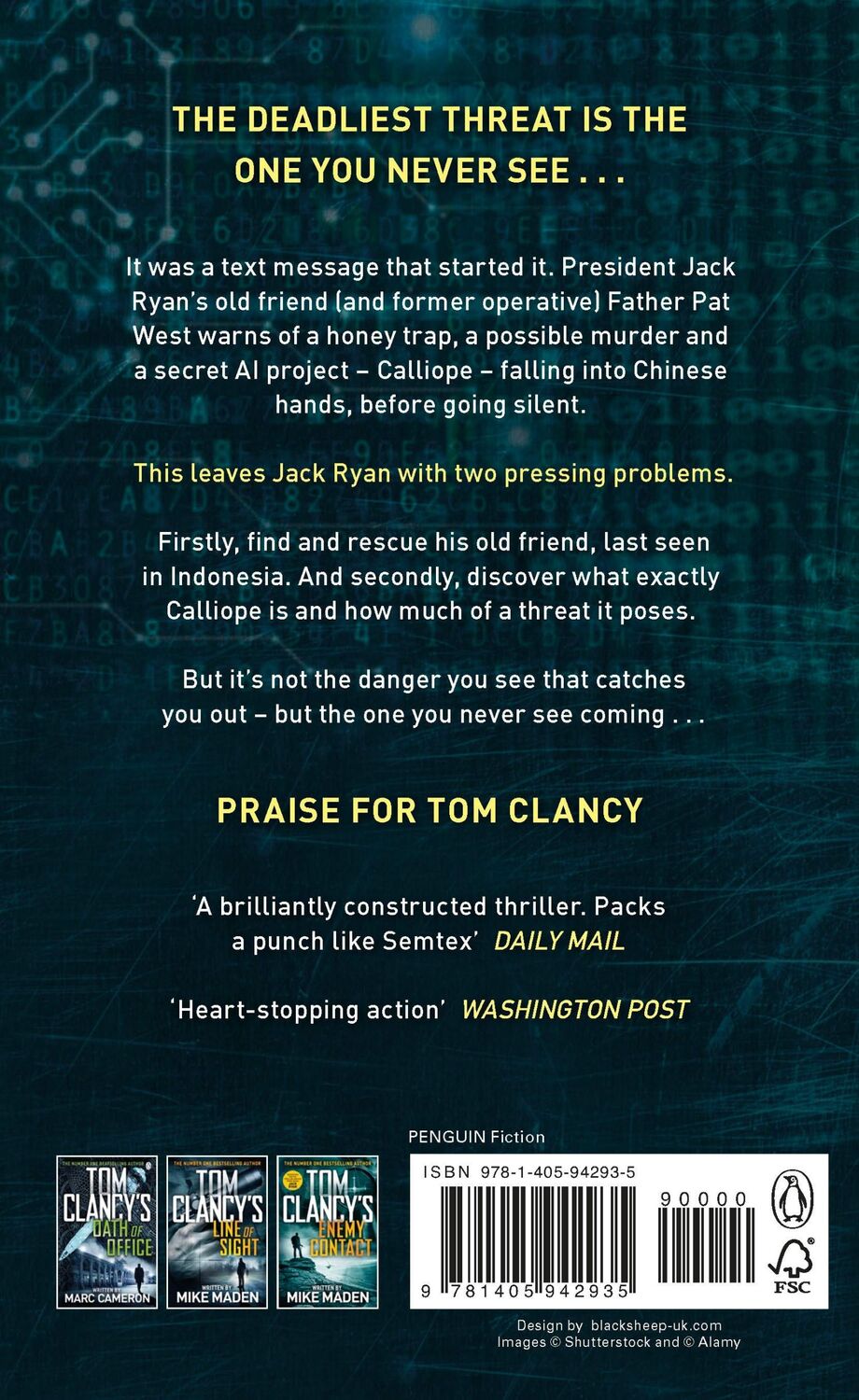 Rückseite: 9781405942935 | Tom Clancy's Code of Honour | Marc Cameron | Taschenbuch | X | 2020