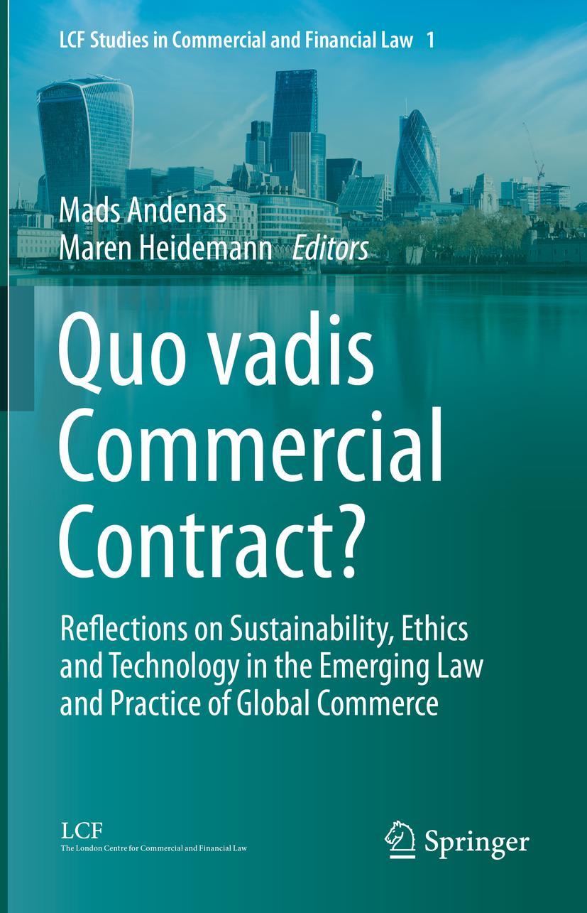 Cover: 9783031141041 | Quo vadis Commercial Contract? | Maren Heidemann (u. a.) | Buch | xvii