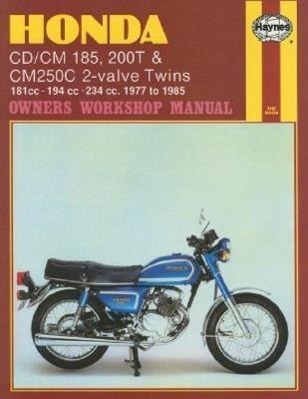 Cover: 9781850103592 | Honda CD/CM185 200T &amp; CM250C 2-Valve Twins (77 - 85) | Publishing