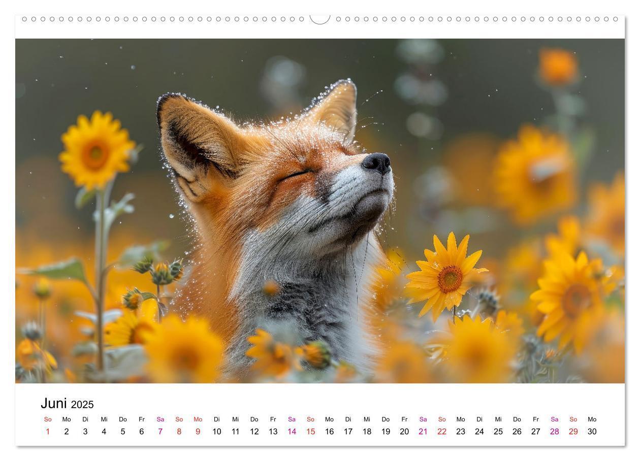 Bild: 9783383815225 | Fuchs - schöne Momente (Wandkalender 2025 DIN A2 quer), CALVENDO...