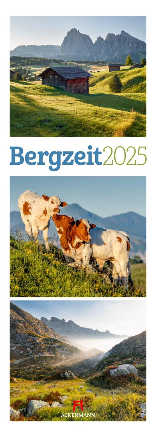 Cover: 9783838425214 | Bergzeit Triplet-Kalender 2025 | Ackermann Kunstverlag | Kalender