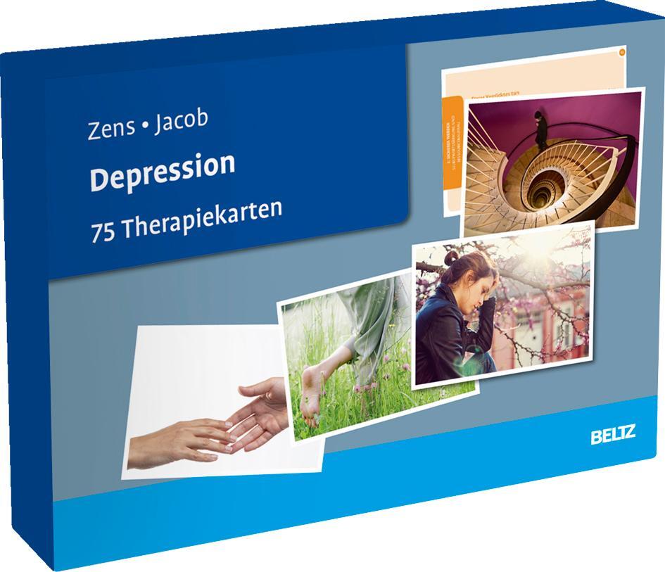 Cover: 4019172100278 | Depression | Christine Zens (u. a.) | Box | BeltzTherapiekarten | 2022