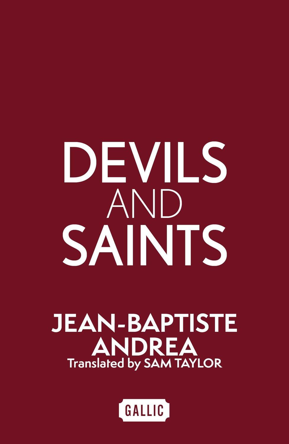 Cover: 9781913547295 | Devils And Saints | Jean-Baptiste Andrea | Taschenbuch | Englisch