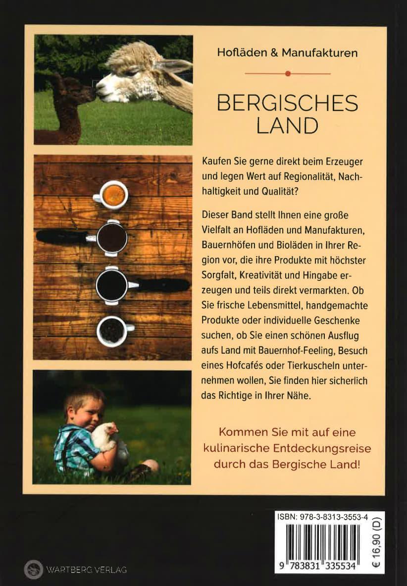 Rückseite: 9783831335534 | Bergisches Land - Hofläden &amp; Manufakturen | Rheinland Presse (Hrsg.