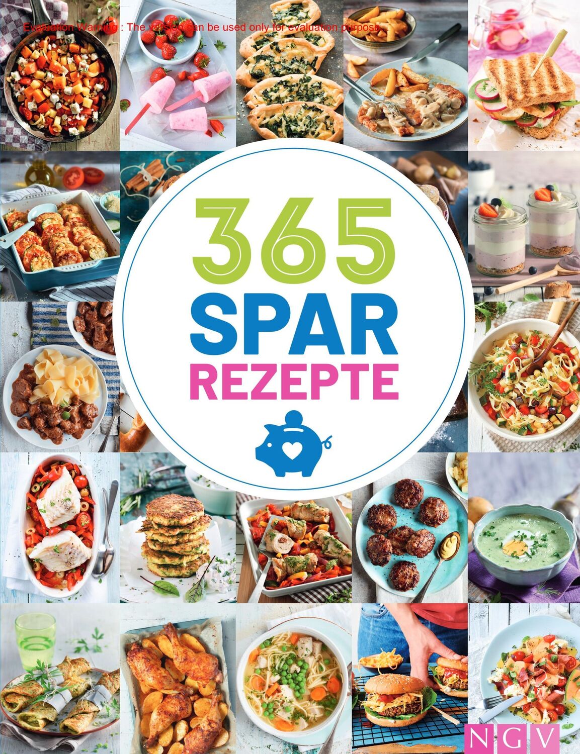 Cover: 9783625193241 | 365 Spar-Rezepte | 365 günstige Rezepte für jeden Tag des Jahres