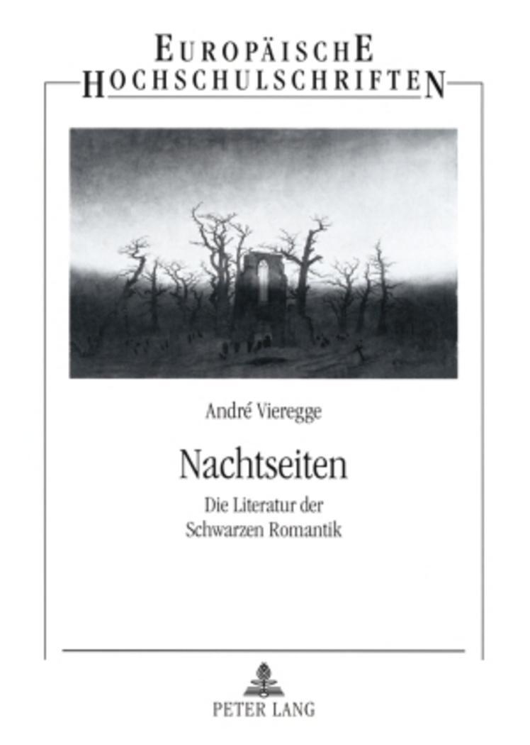 Cover: 9783631577004 | Nachtseiten | Die Literatur der Schwarzen Romantik | André Vieregge